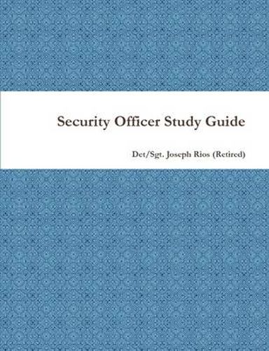 Cover image for Security Officer Study Guide
