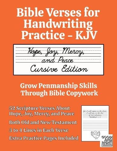 Bible Verses for Handwriting Practice - KJV