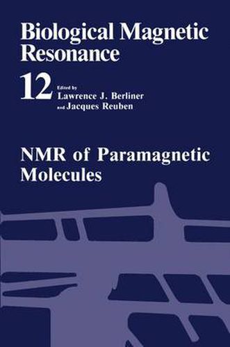 Cover image for NMR of Paramagnetic Molecules