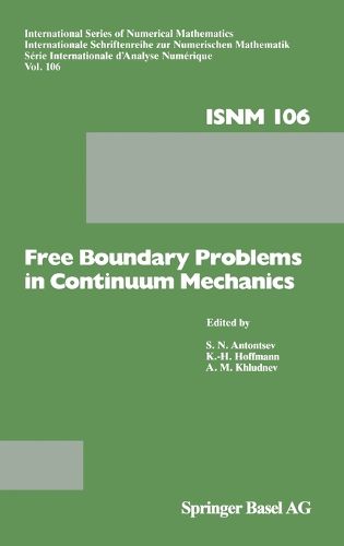 Cover image for Free Boundary Problems in Continuum Mechanics