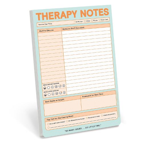 Cover image for Knock Knock Therapy Notes Pad (Pastel Version)