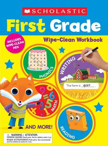 Scholastic First Grade Wipe-Clean Workbook