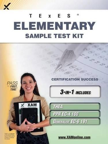Cover image for TExES Elementary Sample Test Kit: Thea, Ppr Ec-4 100, Generalist Ec-6 191 Teacher Certification Study Guide