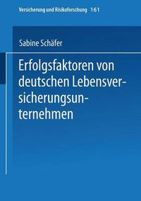 Cover image for Erfolgsfaktoren Von Deutschen Lebensversicherungsunternehmen