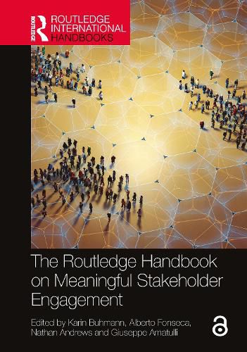 Cover image for The Routledge Handbook on Meaningful Stakeholder Engagement