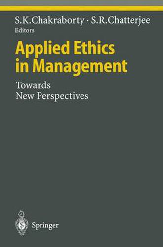 Cover image for Applied Ethics in Management: Towards New Perspectives