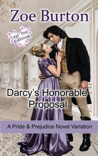 Cover image for Darcy's Honorable Proposal Large Print Edition