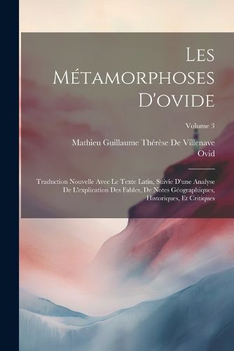 Cover image for Les Metamorphoses D'ovide
