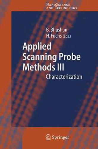 Cover image for Applied Scanning Probe Methods III: Characterization