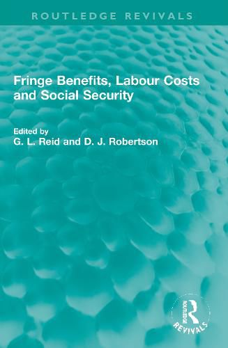 Cover image for Fringe Benefits, Labour Costs and Social Security