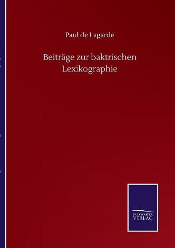 Cover image for Beitrage zur baktrischen Lexikographie