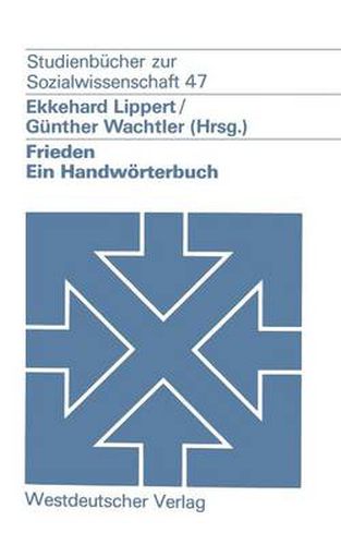 Cover image for Frieden: Ein Handwoerterbuch