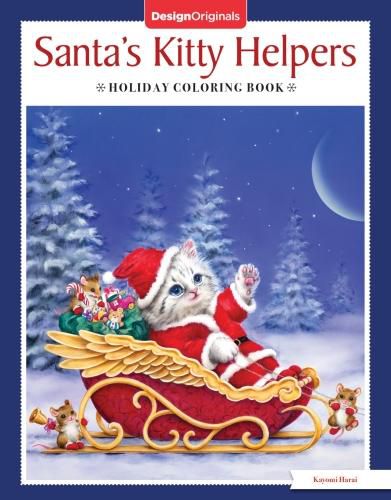 Cover image for Santa's Kitty Helpers Holiday Coloring Book