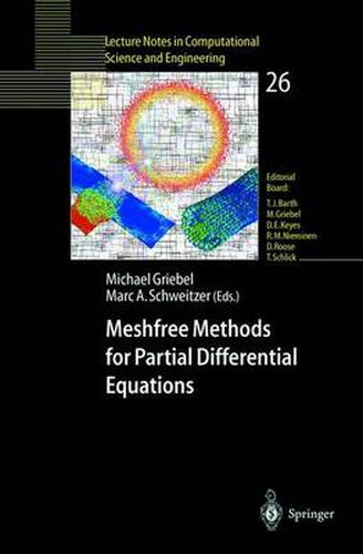 Cover image for Meshfree Methods for Partial Differential Equations