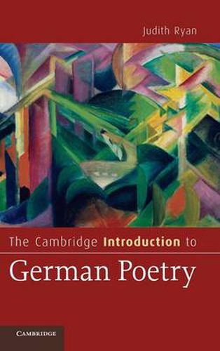 Cover image for The Cambridge Introduction to German Poetry