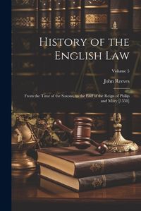 Cover image for History of the English Law