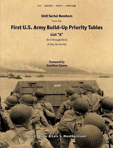 Unit Serial Numbers from the "First U.S. Army Build-Up Priority Tables, List A, D+1 Through D+14" D-Day (Normandy) - Top Secret - BIGOT NEPTUNE