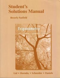 Cover image for Student's Solutions Manual for Trigonometry