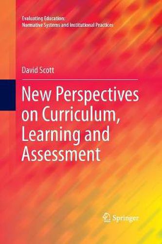 Cover image for New Perspectives on Curriculum, Learning and Assessment