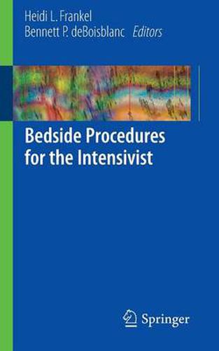 Cover image for Bedside Procedures for the Intensivist