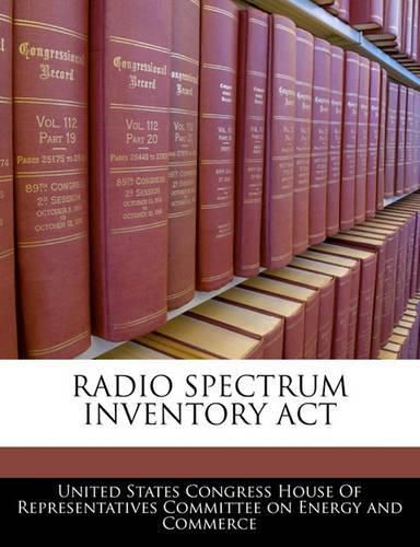 Cover image for Radio Spectrum Inventory ACT