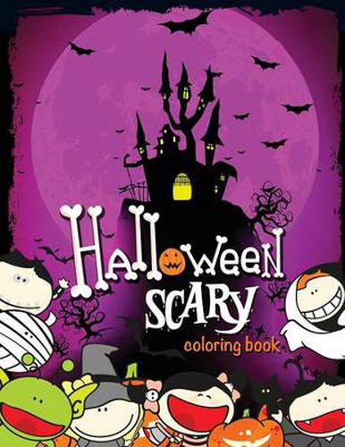 Cover image for Halloween Scary Coloring Book