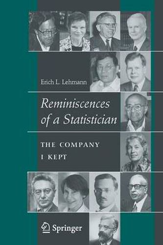 Cover image for Reminiscences of a Statistician: The Company I Kept