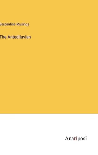 Cover image for The Antediluvian