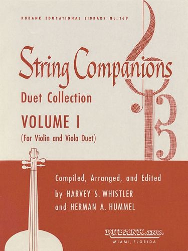 Cover image for String Companions, Volume 1: For Violin and Viola Duet