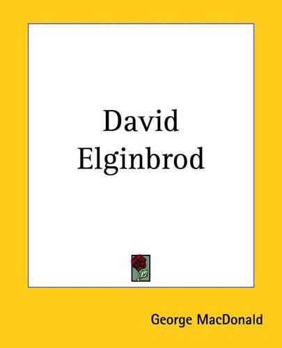 Cover image for David Elginbrod