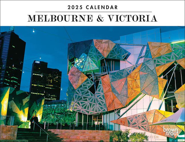 Cover image for 2025 Melbourne & Victoria Horizontal Calendar 