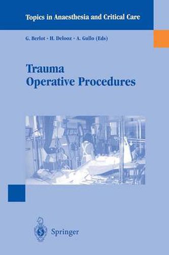 Cover image for Trauma Operative Procedures