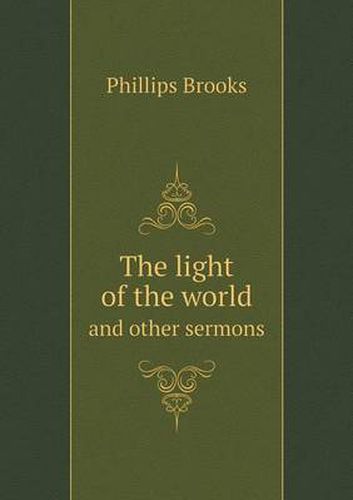 Cover image for The light of the world and other sermons