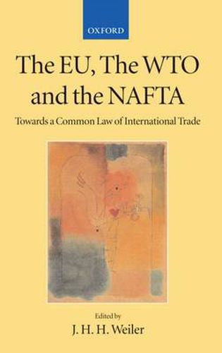 Cover image for The Eu, The Wto and The Nafta Vol Ix/1