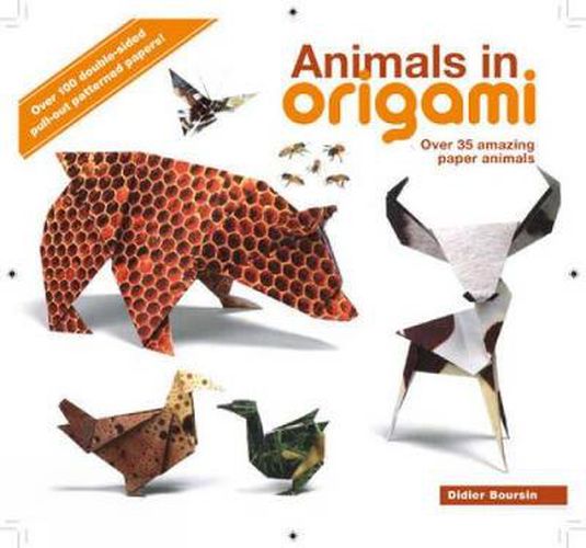 Cover image for Animals in Origami: Over 35 Amazing Paper Animals