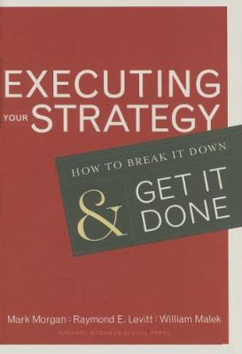 Cover image for Executing Your Strategy