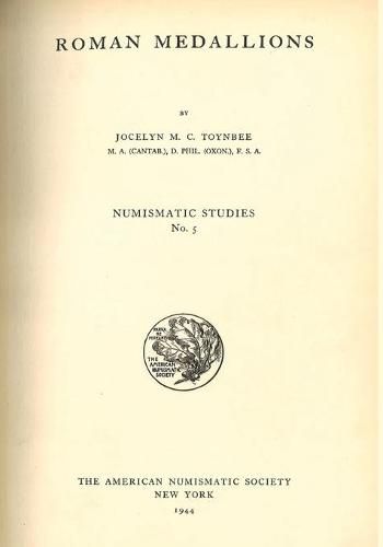 Cover image for Roman Medallions