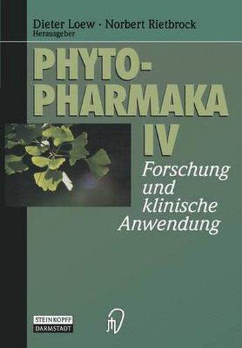 Cover image for Phytopharmaka IV: Forschung und klinische Anwendung