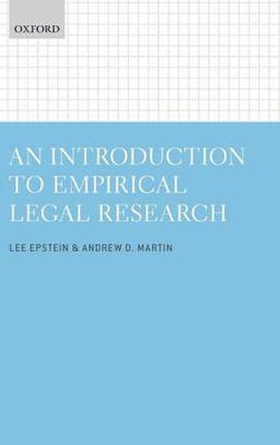 Cover image for An Introduction to Empirical Legal Research