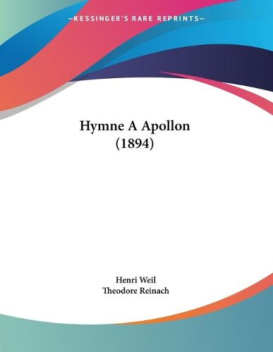 Cover image for Hymne a Apollon (1894)