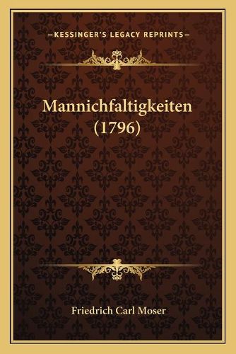 Cover image for Mannichfaltigkeiten (1796)