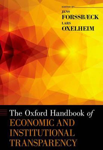 Cover image for The Oxford Handbook of Economic and Institutional Transparency