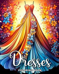 Cover image for Dresses Coloring Book