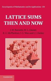 Cover image for Lattice Sums Then and Now