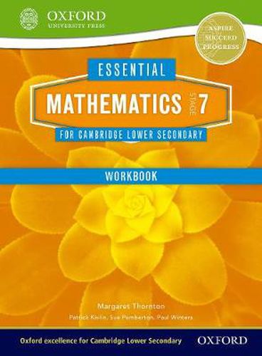 Cover image for Essential Mathematics for Cambridge Lower Secondary Stage 7 Workbook