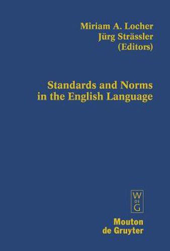 Cover image for Standards and Norms in the English Language