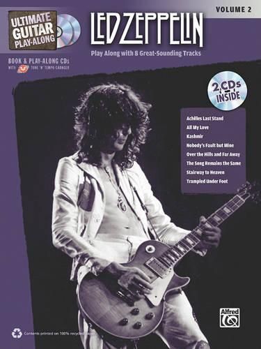 Cover image for Ultimate Guitar Play-Along Led Zeppelin, Vol 2: Authentic Guitar Tab, Book & Online Audio/Software