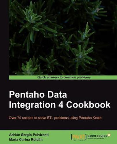 Cover image for Pentaho Data Integration 4 Cookbook