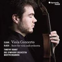 Cover image for Elgar Viola Concerto (Transcription From The Cello Concerto): Bloch Suite For Viola And Orch.