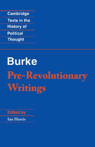 Cover image for Pre-Revolutionary Writings